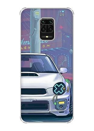 Чохол з потовщеними кутами на xiaomi redmi note 9 pro/ 9s/ 9 pro max :: авто аніме (принт 239)
