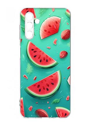Чехол на samsung galaxy s24 fe ломтики арбуза (принт 340)