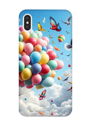 Чехол на iphone xs max :: воздушные шарики (принт 365)