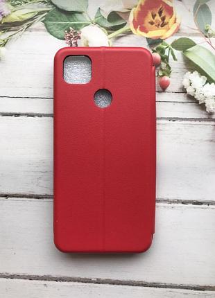 Чехол-книжка с рисунком для xiaomi redmi 9c/10a красный :: путешествия. амстердам (принт 327) 2