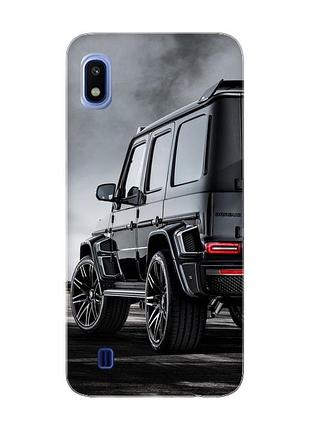 Чехол на samsung galaxy a10 (2019) a105 авто чёрное (принт: 235)