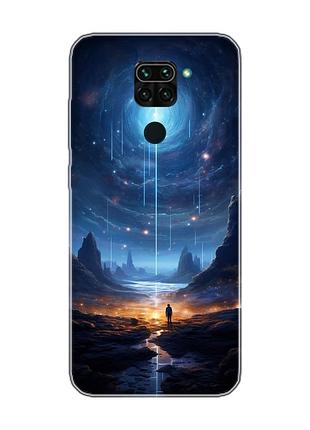 Чехол на xiaomi redmi note 9 :: космос (принт 244)