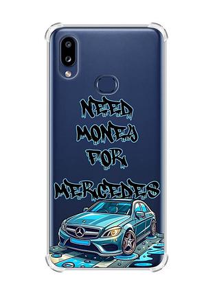 Чехол с утолщенными углами на samsung galaxy a10s (a107) :: хочу мерседес (принт 387)