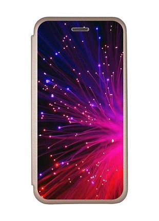 Чехол-книжка с рисунком для xiaomi redmi 9c/10a золотой :: салют (принт 98)