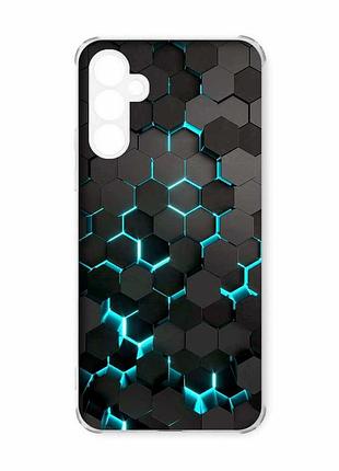 Чохол з потовщеними кутами на samsung galaxy a55 (a556) :: соти 3d (принт 357)