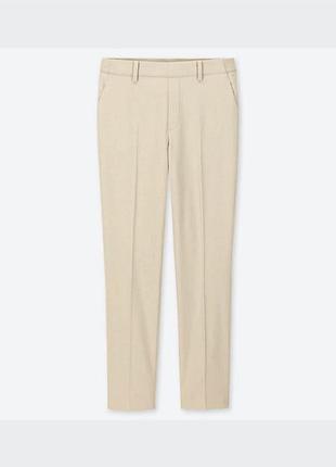 Бежевые брюки от uniqlo