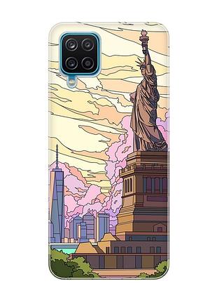 Чехол на samsung galaxy a12 4g :: статуя свободы (принт 331)