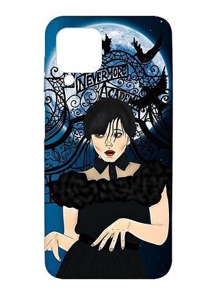 Чохол з чорними боками на samsung galaxy a12 :: танець. венздей (принт 212)