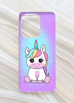 Чехол на xiaomi redmi 13 единорог (принт 103)