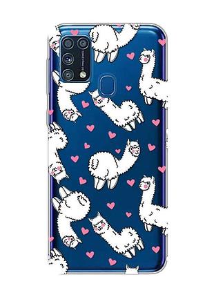 Прозорий чохол на samsung galaxy m31 :: лами (принт 95)