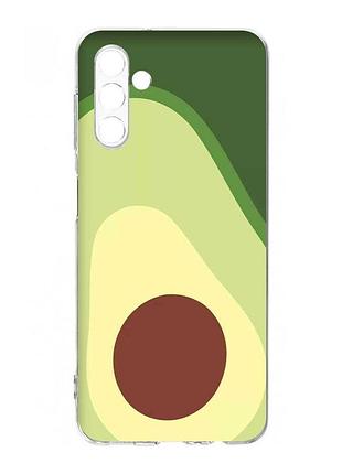 Чехол на samsung galaxy s24 fe фон. авокадо (принт 312)