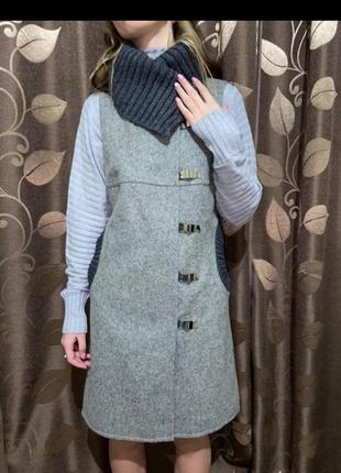 Продам шикарний вовняний жилет-кардиган,hampton bays