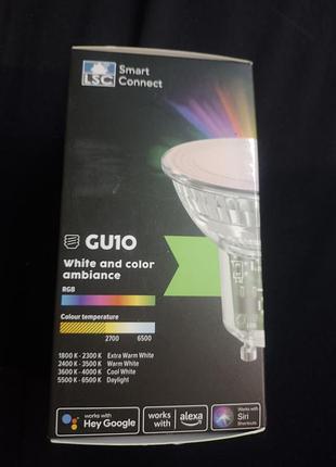 Умная светодиодная лампа lsc smart connect gu10 с поддержкой rgb и регулировкой белого света