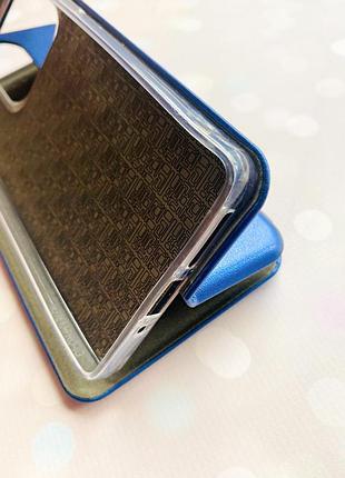 Чехол-книжка с рисунком для xiaomi redmi note 13 pro 4g синий :: девушка с пионами (принт 11) 6