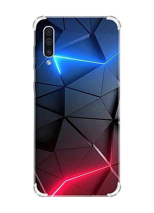 Чохол з потовщеними кутами на samsung galaxy а50 (2019) а505 :: рельєфний фон (принт 36)