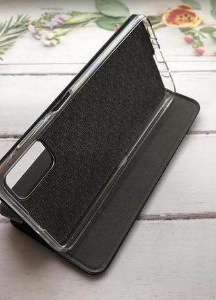 Чехол-книжка с рисунком для samsung galaxy m51 черный; девочка с мишкой (принт 117) 6
