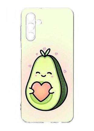 Чехол на samsung galaxy s24 fe кавай авокадо (принт 310)