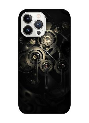 Магнитный чехол на iphone 14 pro max с поддержкой magsafe :: механизм (принт 238)