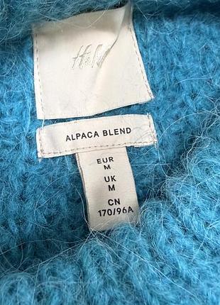 Светр шерсть альпака h&amp;m premium 9