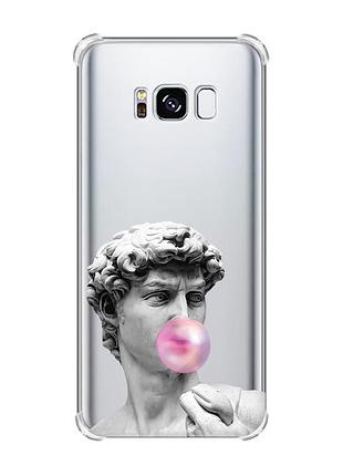 Чехол с утолщёнными углами на samsung galaxy s8 :: скульптура (принт 352)