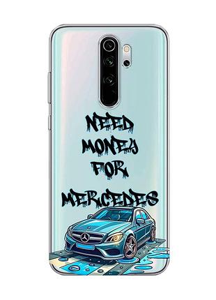 Прозрачный чехол на xiaomi redmi note 8 pro :: хочу мерседес (принт 387)