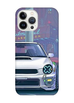 Магнитный чехол на iphone 14 pro max с поддержкой magsafe :: авто аниме (принт 239)