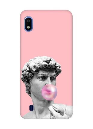 Матовий рожевий чохол на samsung galaxy a10 (2019) a105 :: скульптура (принт 352)