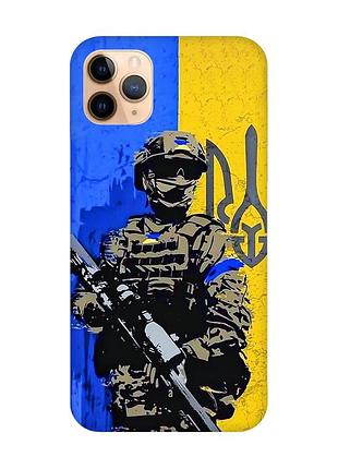 Чехол на iphone 11 pro max :: солдат (принт 350)