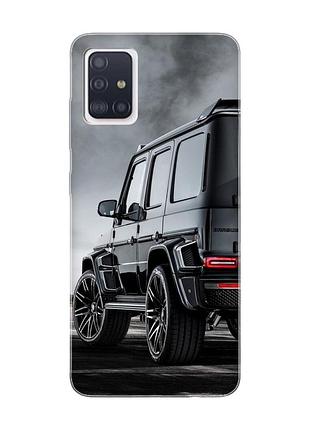 Чохол на samsung galaxy a71/a715 авто чорне (принт 235)