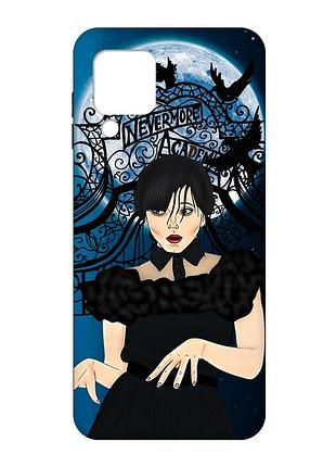 Чохол з чорними боками на samsung galaxy m32 / a22 / m22 4g :: танець. венздей (принт 212)