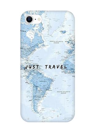 Чехол на iphone 7/8/se 2020 :: путешествия. карта (принт 323)