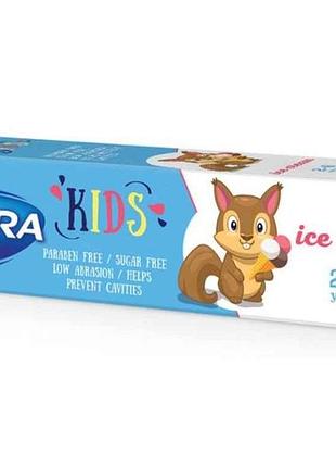 Зубна паста 50г дитяча -kids морозиво тм astera