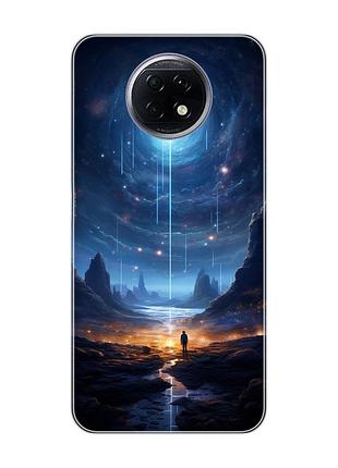 Чехол для xiaomi redmi note 9t/redmi note 9 5g :: космос (принт 244)