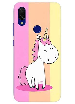 Чохол на xiaomi redmi 7 :: єдиноріг /принт 104/