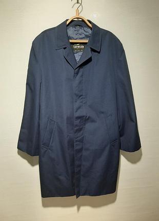 Плащ тренч  barracuda vintage trench light coat  42/107 navy blue made in korea