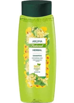 Шампунь 400мл natural травяний тм aroma
