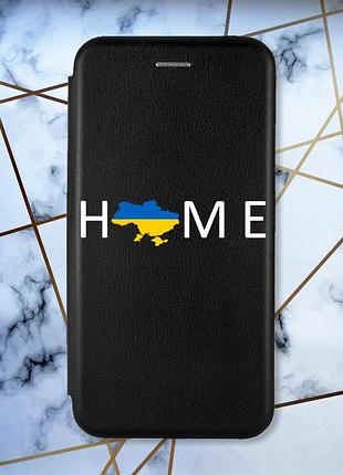 Чехол-книжка с рисунком для samsung galaxy а10s/ a107 черный :: дом украина (принт 73)