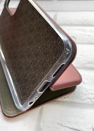 Чехол-книжка с рисунком для samsung galaxy a23 бордовый :: девушка с пионами (принт 11) 6