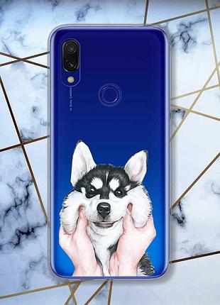 Прозорий чохол на xiaomi redmi 7 :: мордочка /принт 121/