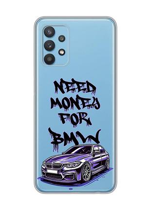 Прозрачный чехол на samsung galaxy a32 :: хочу бмв (принт 386)