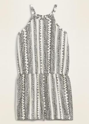 Стильный хлопковый ромпер комбинезон на лето