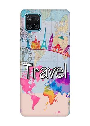 Чехол на samsung galaxy a12 4g :: путешествие. travel (принт 321)