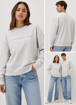 Коттоновый свитшот primark,р s, полномерный, подойдут на s/m,ткань трехнитка
