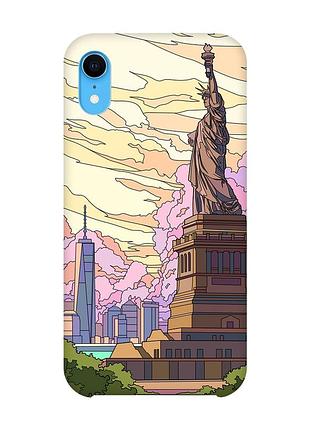 Чехол на iphone xr :: статуя свободы (принт 331)