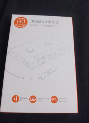 Bluetooth 5.0 кассетный адаптер, предназначенный для подключения смартфона или других устройств к старой кассетной автомагнитолы аба магнитофона без п