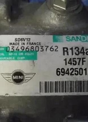 Компрессор кондиционера mini 6942501-03 r134a 1457f 2