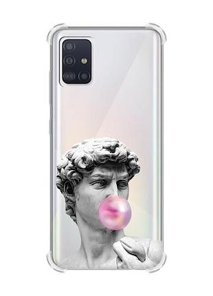 Чохол з потовщеними кутами на samsung galaxy a71/a715 :: скульптура (принт 352)