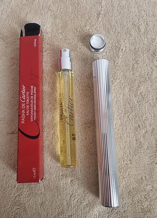 Pasha de cartier edt (15 мл) у металевому футлярі — оригінал (travel-спрей)