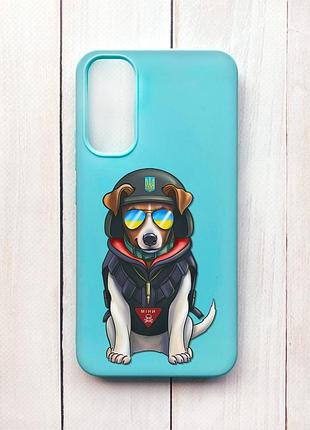Матовий чохол на samsung a34 5g бірюзовий :: пес патрон (принт 4)