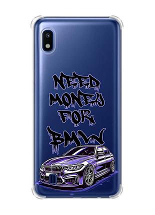 Чохол з потовщеними кутами на samsung galaxy a10 (2019)/a105 :: хочу бмв (принт 386)